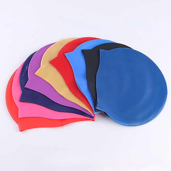 

swimming caps pure silicone ear protection cap universal