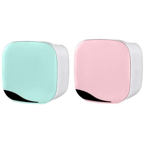 

2set wall-mounted toilet paper holder tissue box waterproof roll tube pink & green boxes napkins