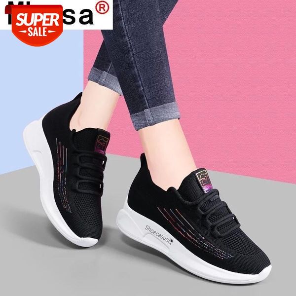 

spring new 2021 women shoes women's vulcanized mesh non-slip lightweight sneakers fashion breathable casual #ls6j