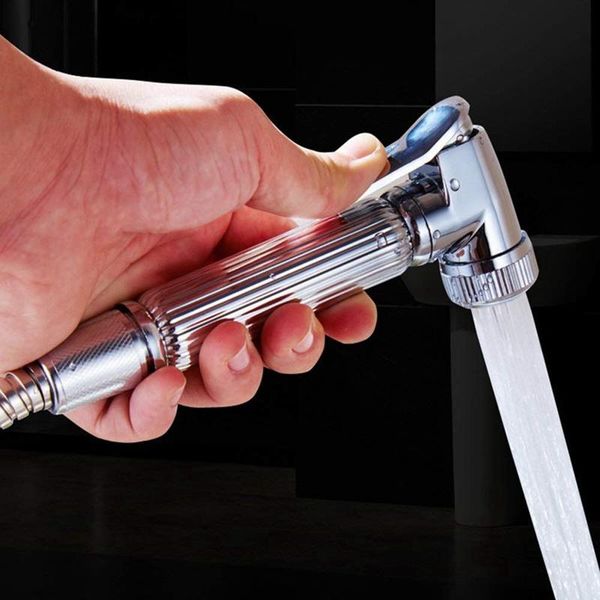 

bathroom shower heads wsfs portable bidet sprayer douche shattaf handheld toilet water saving on/off cleaning head
