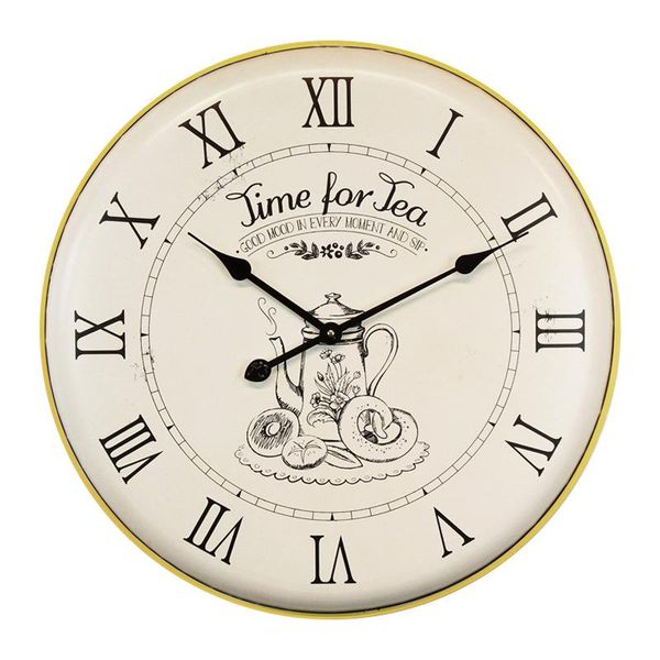 

wall clocks large clock retro metal living room mechanism bedroom silent modern watch klok horloge murale gift fz462