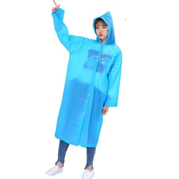 

raincoats cycling portable peva frosted non-disposable raincoat for riding outdoor mountaineering poncho long motorcycle