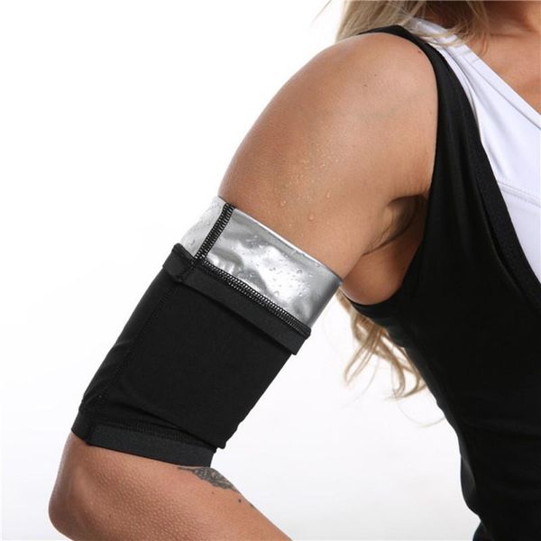 

sports gloves 1 pair arm slimming sauna shapers women body shaper sweat effect fitness workout gym trainer, Black