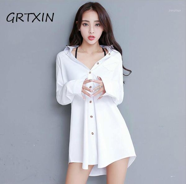 

wind white shirt women fashion autumn ladies elegant lapel long sleeve pajamas blouse blusa feminina women's blouses & shirts