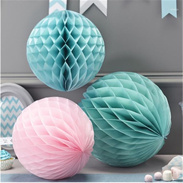 

5pcs/lot 8inch 20cm honeycomb balls paper flowers lanterns wedding decorations baby shower favors/event /birthday party supplies1