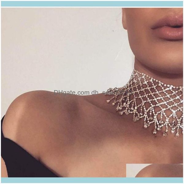 

necklaces & pendants jewelryand fashionable multi storey trend jewelry crescent necklace shiny crystal moon pendant lady chokers drop delive, Golden;silver