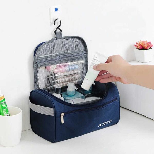 

women bath cosmetic bag hanging travel makeup case casual zipper make up bags necessaries organizer storage pouch toiletry bag 210729