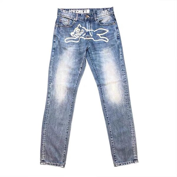 

brand c ice cream running dog men's washed jeans size - 32 / 34/36/38, Blue