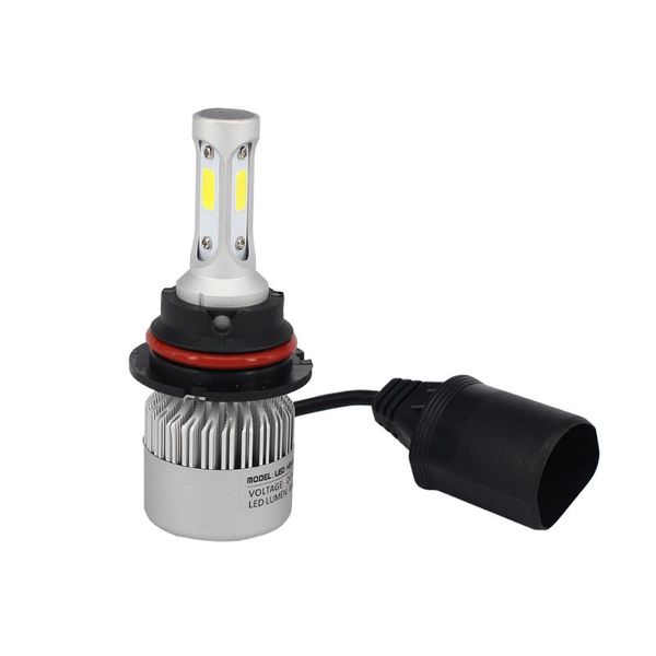 

car headlights 2021 s 9004 cob chips led headlight kits bulbs 8000lm/pair 6500k auto head lamp s2 series fog lights