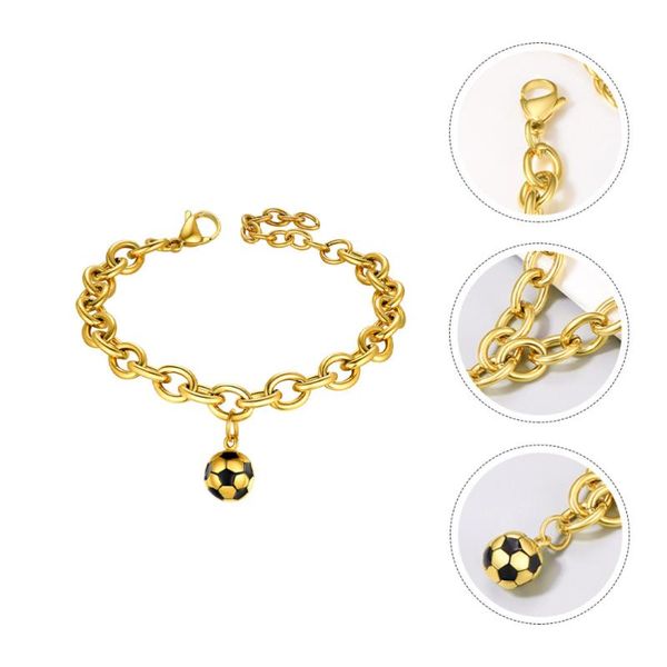 

charm bracelets 1pc decorative wrist chain titanium steel delicate bracelet decor, Golden;silver
