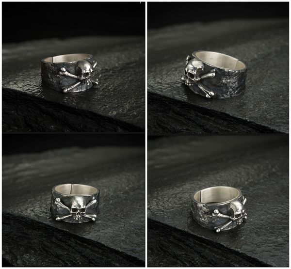 

wholesale 20pcs/lot skull gothic biker punk rings mix style metal jewelry for men gift, Golden;silver