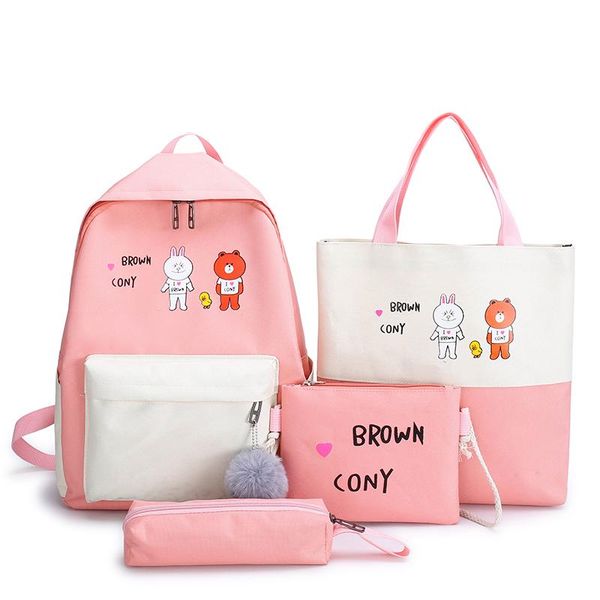 

korean schoolbag girls college plecak student high school muchila escolar ins style plecaki szkolne shoulder zaino women rugtas bags