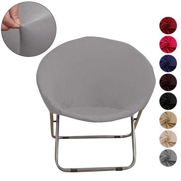 

chair covers saucer cover for living room round moon washable fishing seat protector camping slipcover case home decor
