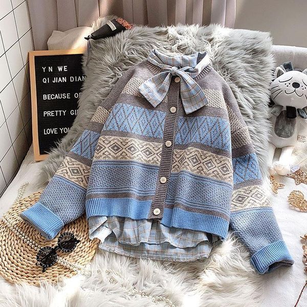 

sweaters roupa feminino women winter knitting retro vintage oversized sweater cardigans chic streetwear thick knitwear, White;black