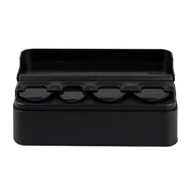 

car organizer coin box portable plastic purse auto parts black