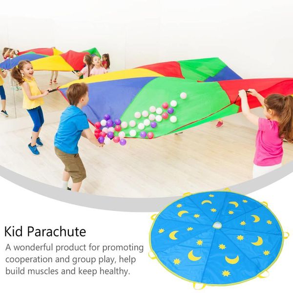 

outdoor gadgets 1pc kids star moon parachute cooperative games for girl boy