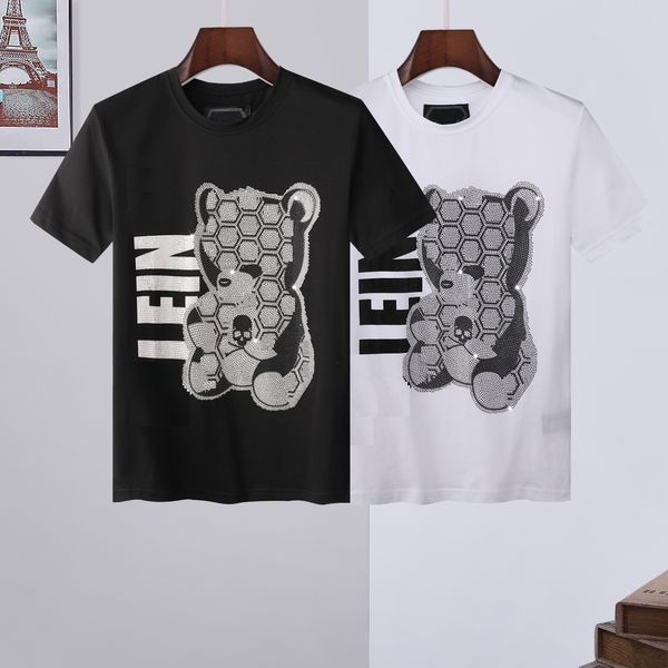 

summer mens womens designers t shirts loose tees fashion brands man s casual shirt luxurys clothing street shorts sleeve clothes tshirts#88, White;black