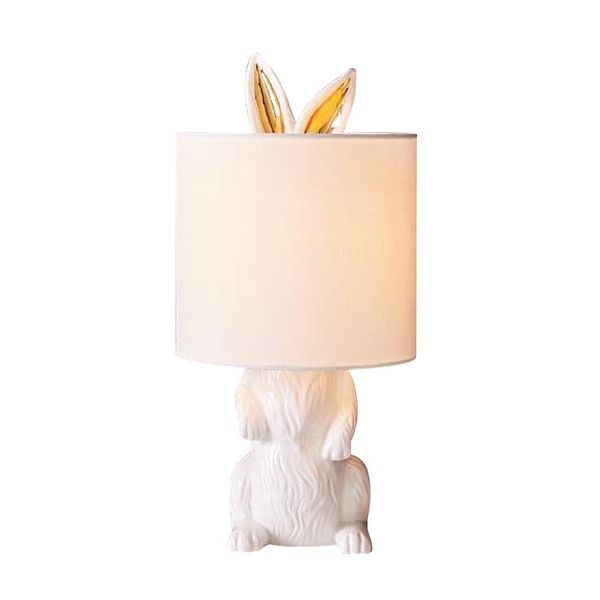 

table lamps modern simple novelty masked white lampshade e27 led desk lights bedroom lamp girls/kids room study bedside