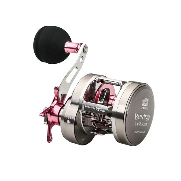 

ryobi deep sea shake slowly 6.8:1 speed ratio boat fishing reel sp200 iron plate cast drum wheel 12 kg braking force