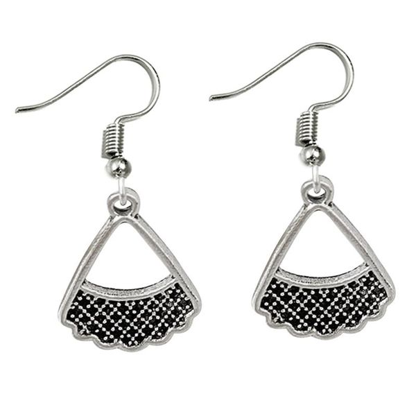 

dangle & chandelier ruth bader ginsburg's dissent collar earrings lapel jewelry for women hook drop rbg feminist stud, Silver