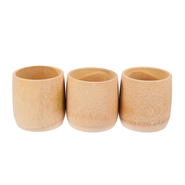 

mugs 3 pcs 1 set smooth beer cups coffee household beverage (khaki)