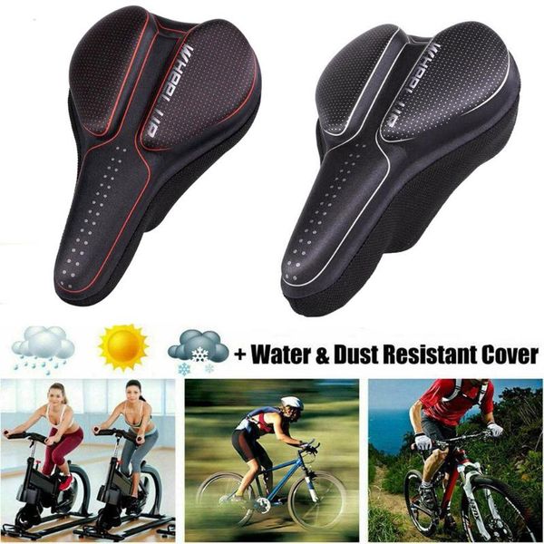 

bike saddles bicycle saddle seat breathable pu leather hollow cushion comfortable road mtb gel polyurethane shockproof