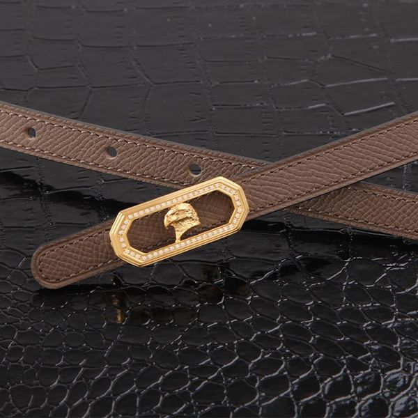 

women's luxury belt for female jeans dress ladies gift adjustable length women fashion genuine cowhide leather belts, Black;brown