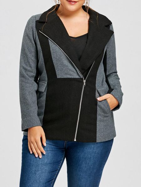 

women's jackets womens fashion female big plus size button sweater overcoat wool coats & blends outerwear winter clothing, Black;brown