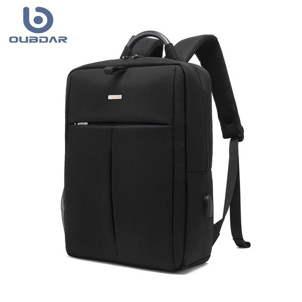 

backpack oubdar men multifunction anti theft 14.0" inch lapusb charging backpacks waterproof schoolbag business travel bags