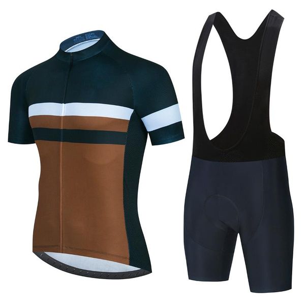 

road bike riding uniform summer training wear cycling clothing teleyi jersey set men short sleeve suit smith team racing sets, Black;blue