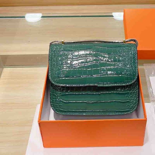 

luxurys women handbag purses designers constance shoulder bag fashion crocodile pattern genuine crossbody bags