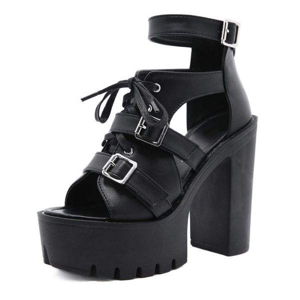

arrival womens sandals party platform pumps summer shoes size 40 41 42 qq059 dress, Black