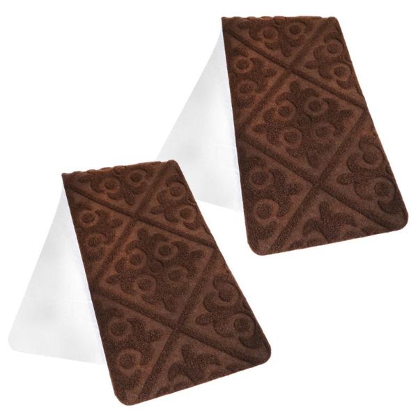 

carpets 2pcs self-adhesive stair mats polyester step pads non-skid washable