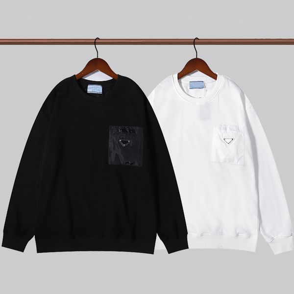 

designer new men sweatshirts 2021 autumn winter mens and womens long-sleeved t-shirt pullover bottoming shirt men's clothing, Black
