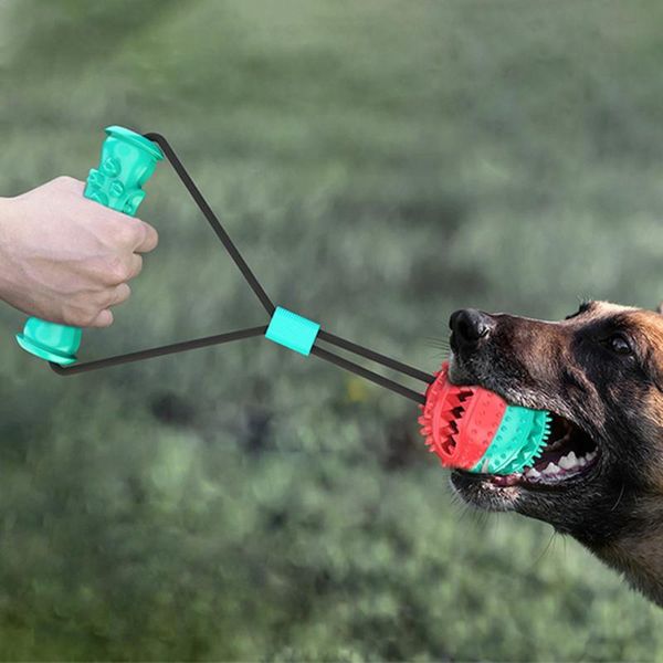 

small animal supplies pet training ball elastic ropes toys for dogs tooth cleaning toothbrush food dispensing chewing playing iq treat puppy