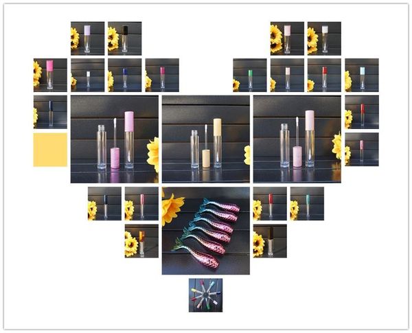 

storage bottles & jars 100 pcs empty lip gloss cosmetic packaging containers for cosmetics mascara tube lipgloss wholesale