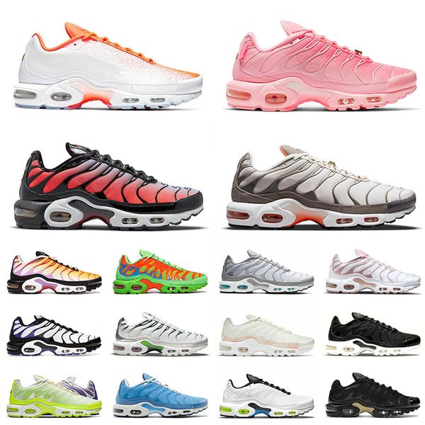 

2022 tn plus se running sports shoes special sisterhood hyper crimson mens women pink snakeskin sherbert trainers sneakers 36-46