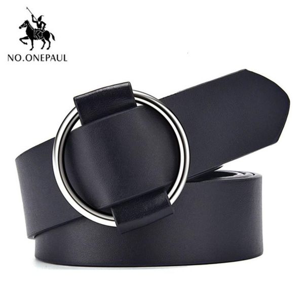 

no.onepaul 2021 women's belt jeans decorative belt chain fashion buckle female new punk style, Black;brown