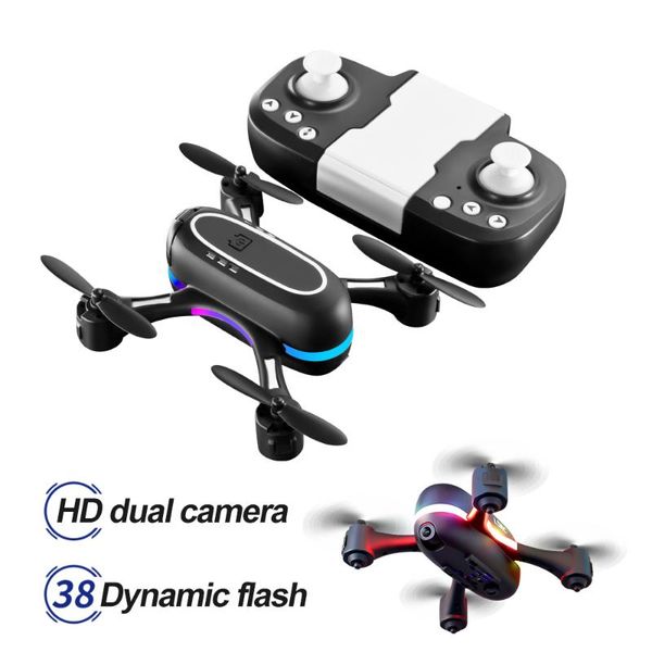 

drones lsrc rainbow mini round drone 480p 720p hd dual camera wifi fpv with 38 flashing lights optical flow positioning quadcopter