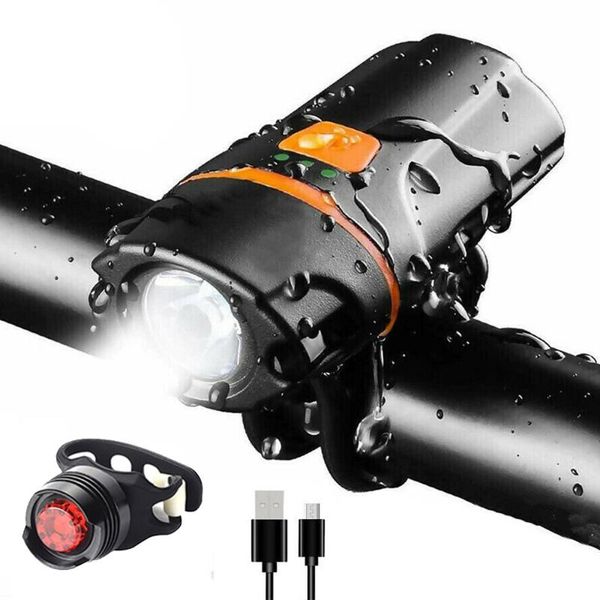 

bike lights front running light for headlights cycle signal bicycle focus tail headlamp led lamp lantern usb mtb set
