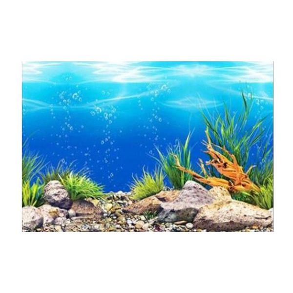 

fish tank ocean background double-sided aquarium backdrop sticker decals decor decorations