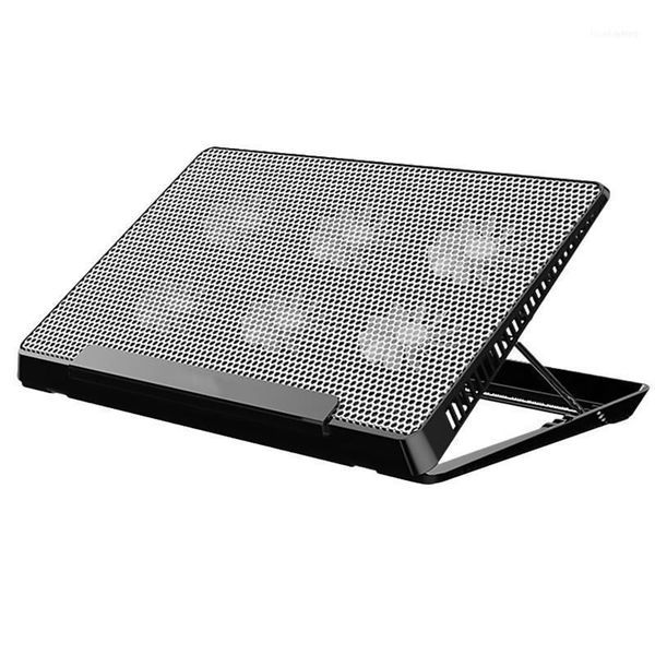 

gaming lapcooler usb notebook base holder adjustable speed 6 fan cooling pad aluminum stand11