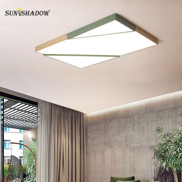 

ceiling lights modern square light home 110v 220v lamp for living room bedroom dining indoor decoration led lustre