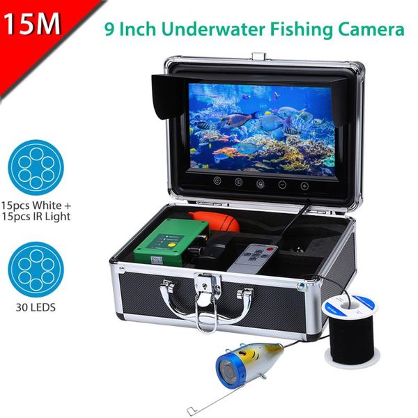 

eyoyo fish finder underwater fishing camera 9"inch waterproof video infrared lamp ice fischfinder ip cameras