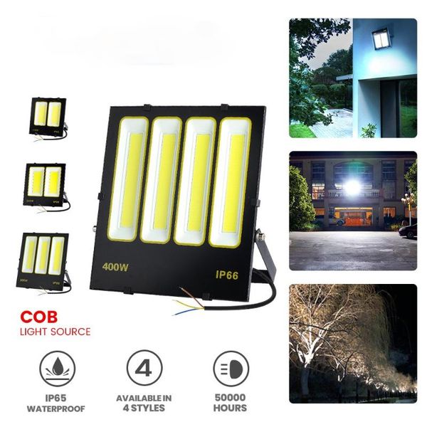 

floodlights private model led flood light high brightness aluminum shell cob patented wide pressure outdoor 100-400w