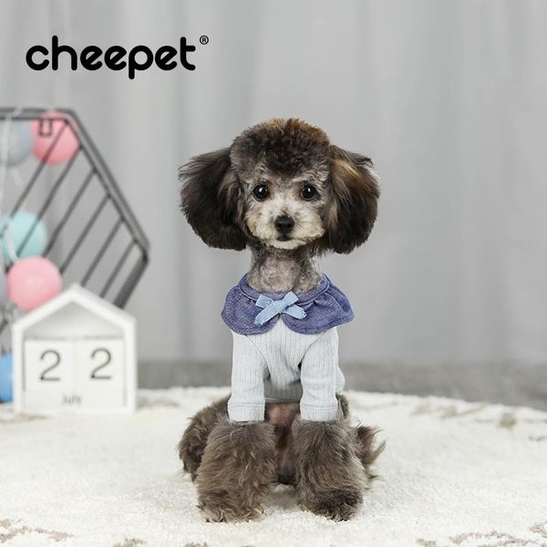 

dog apparel cheepet splicing fellow pattern clothes summer luxury