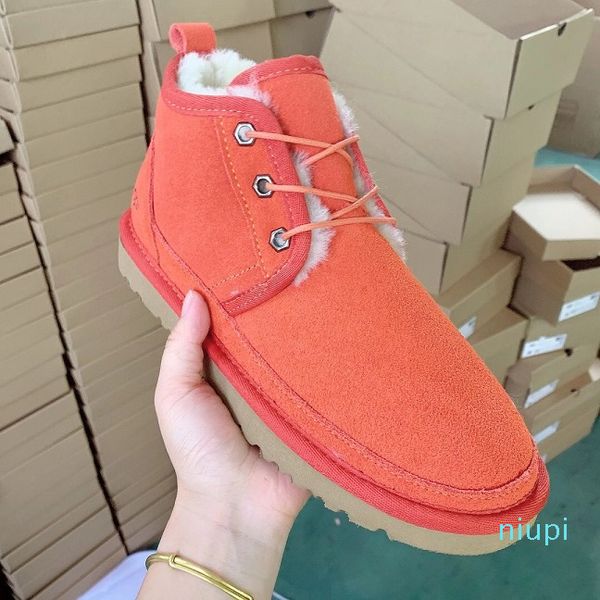 

2021 australia classic snow winter boots men neumel boots women ankle knee mens designer booties women kids warm martin shoes bb, Black