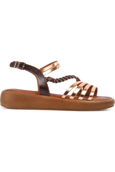 

sandals women tan leather r10014, Black