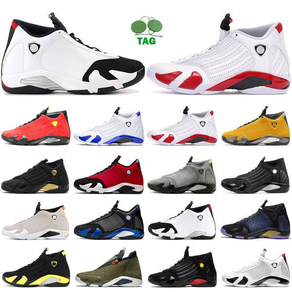 

14s jumpman basketball shoes mens trainers 14 university gold gym red bred toe candy cane thunder utility black outdoor sport sneakers