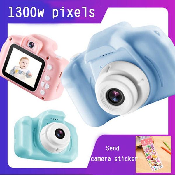 

children mini cute digital camera 2.0 inch take picture camera1300w pixe toys video recorder camcorder kids cameras
